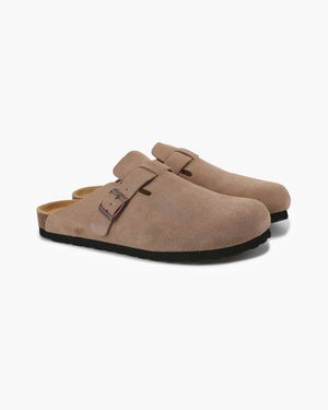 Santorini Suede Clogs
