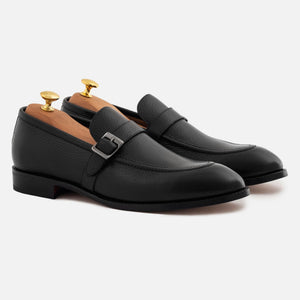 Archie Belted Loafer - Men’s Pebbled Leather