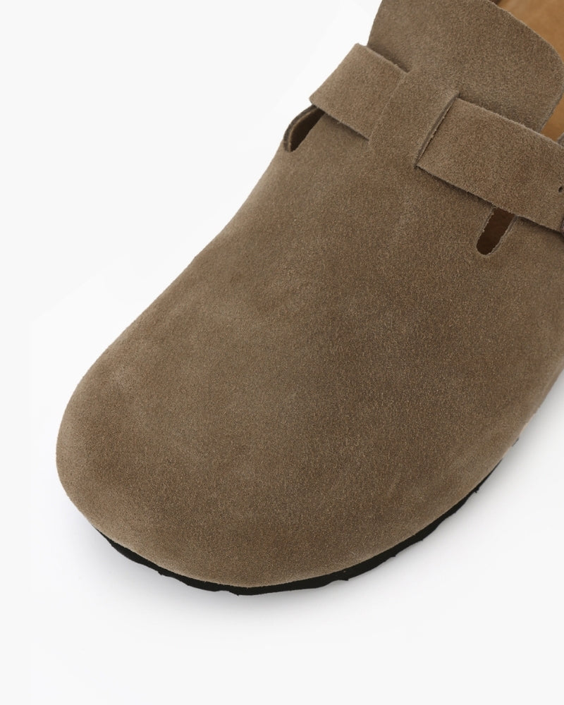 Santorini Suede Clogs
