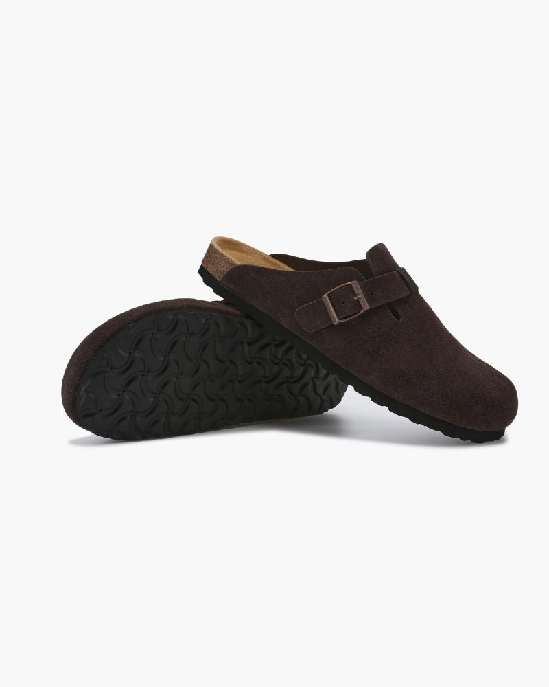 Santorini Suede Clogs