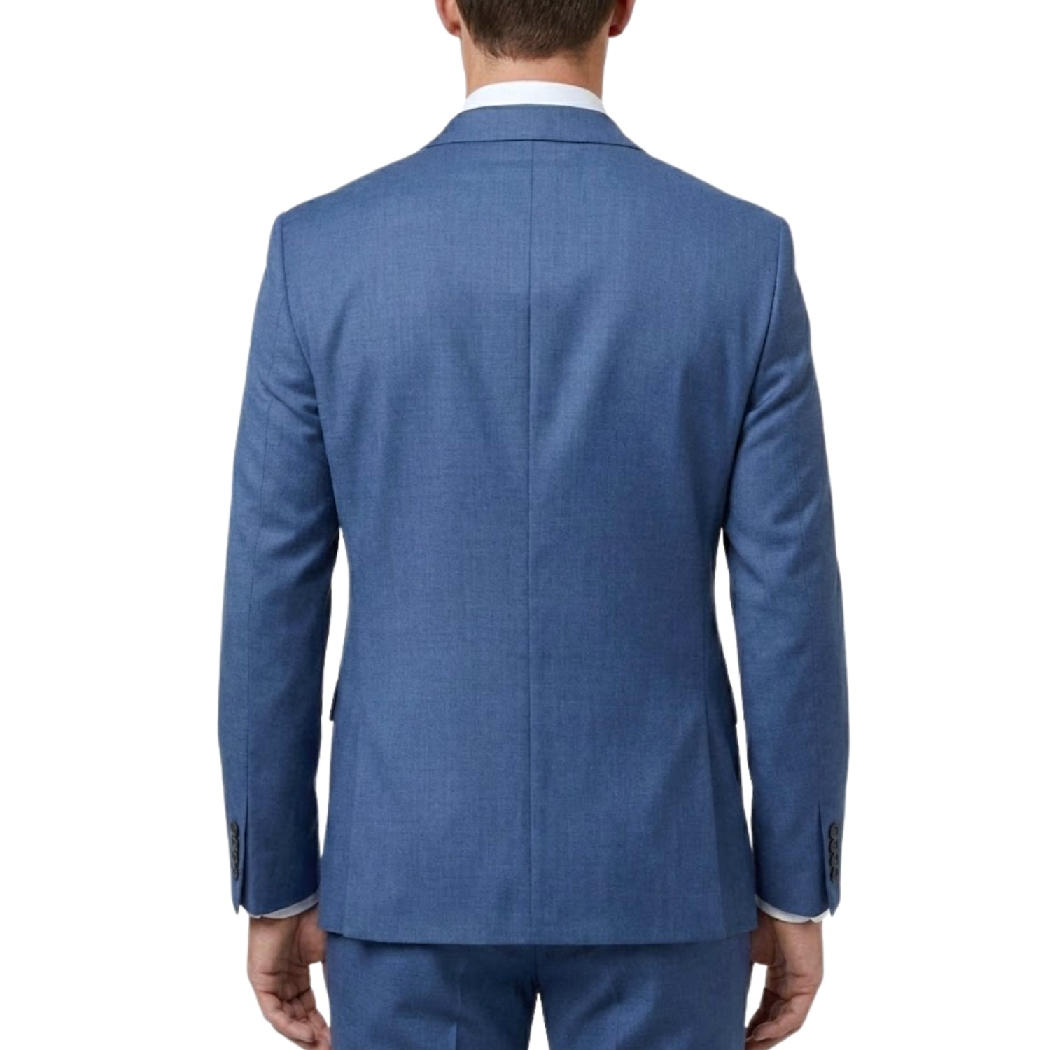 0905-98 Navy Sharkskin Slim Fit Suit