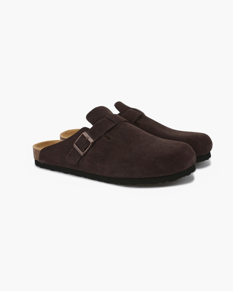 Santorini Suede Clogs