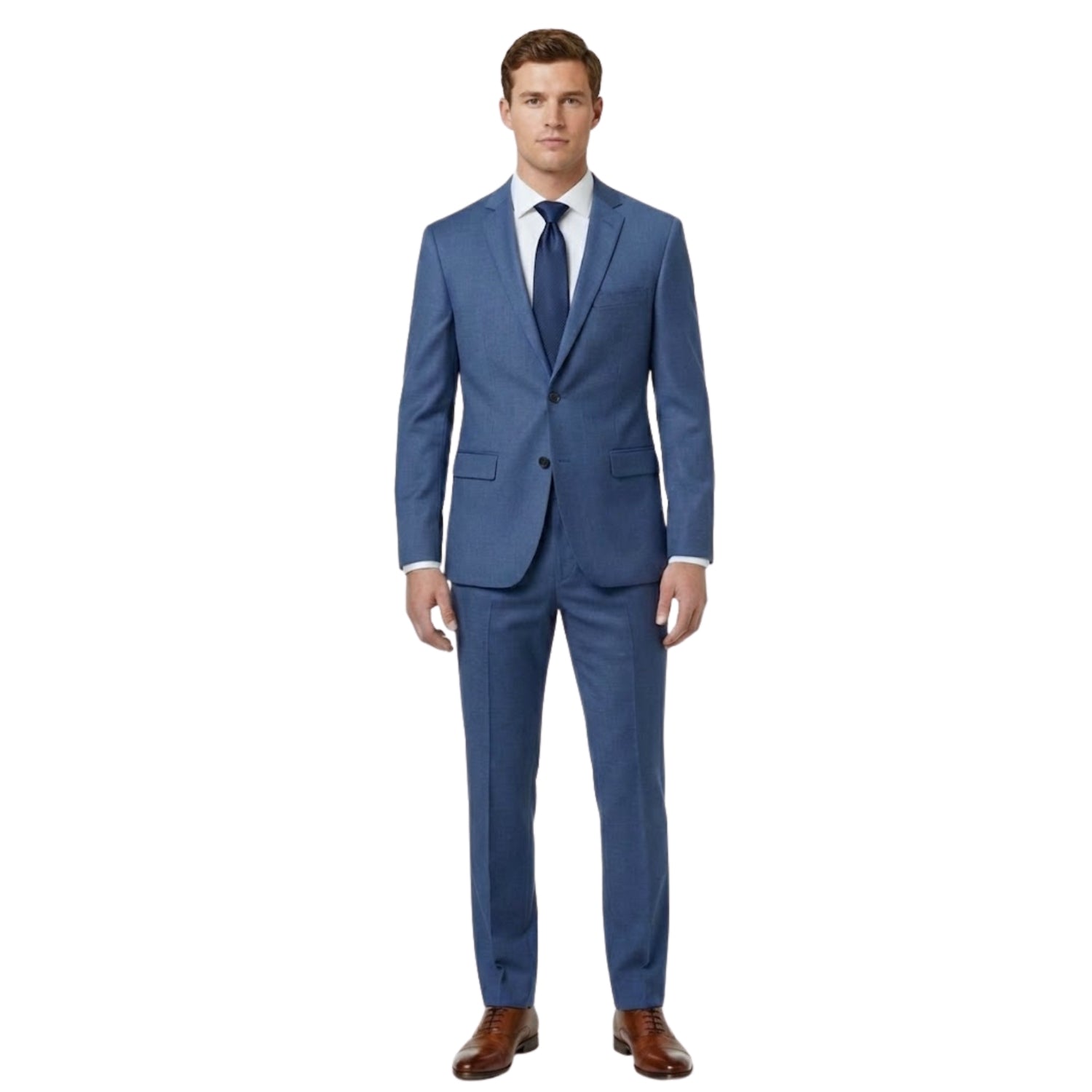 0905-98 Sharkskin Modern Fit Suit