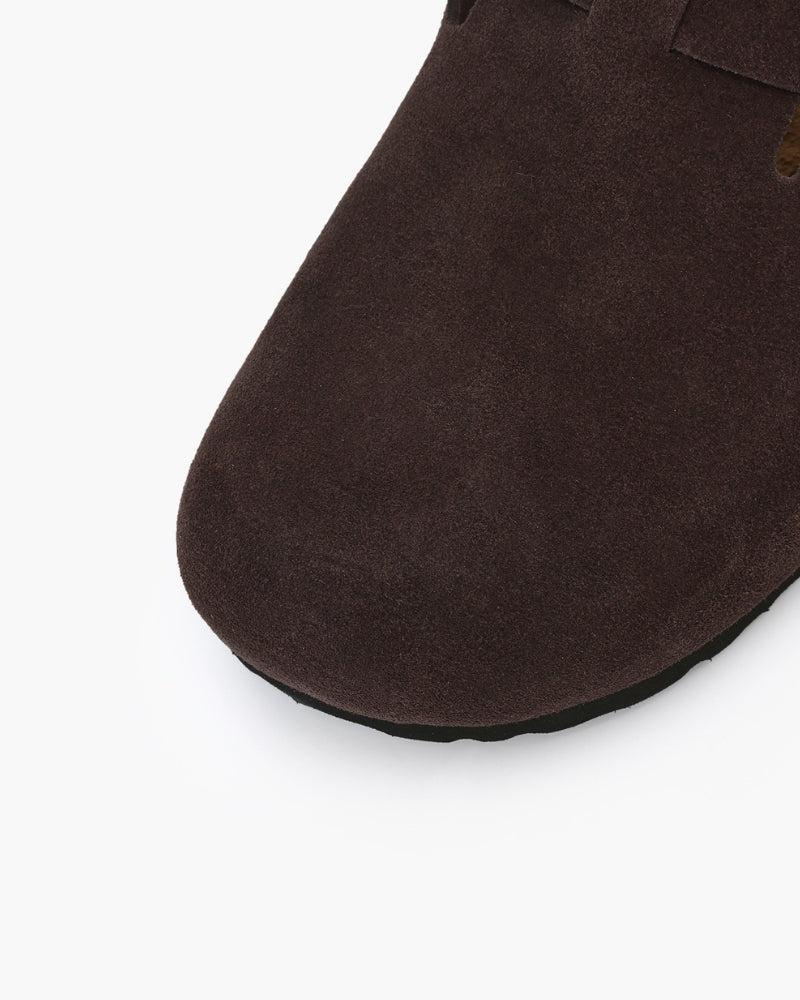 Santorini Suede Clogs
