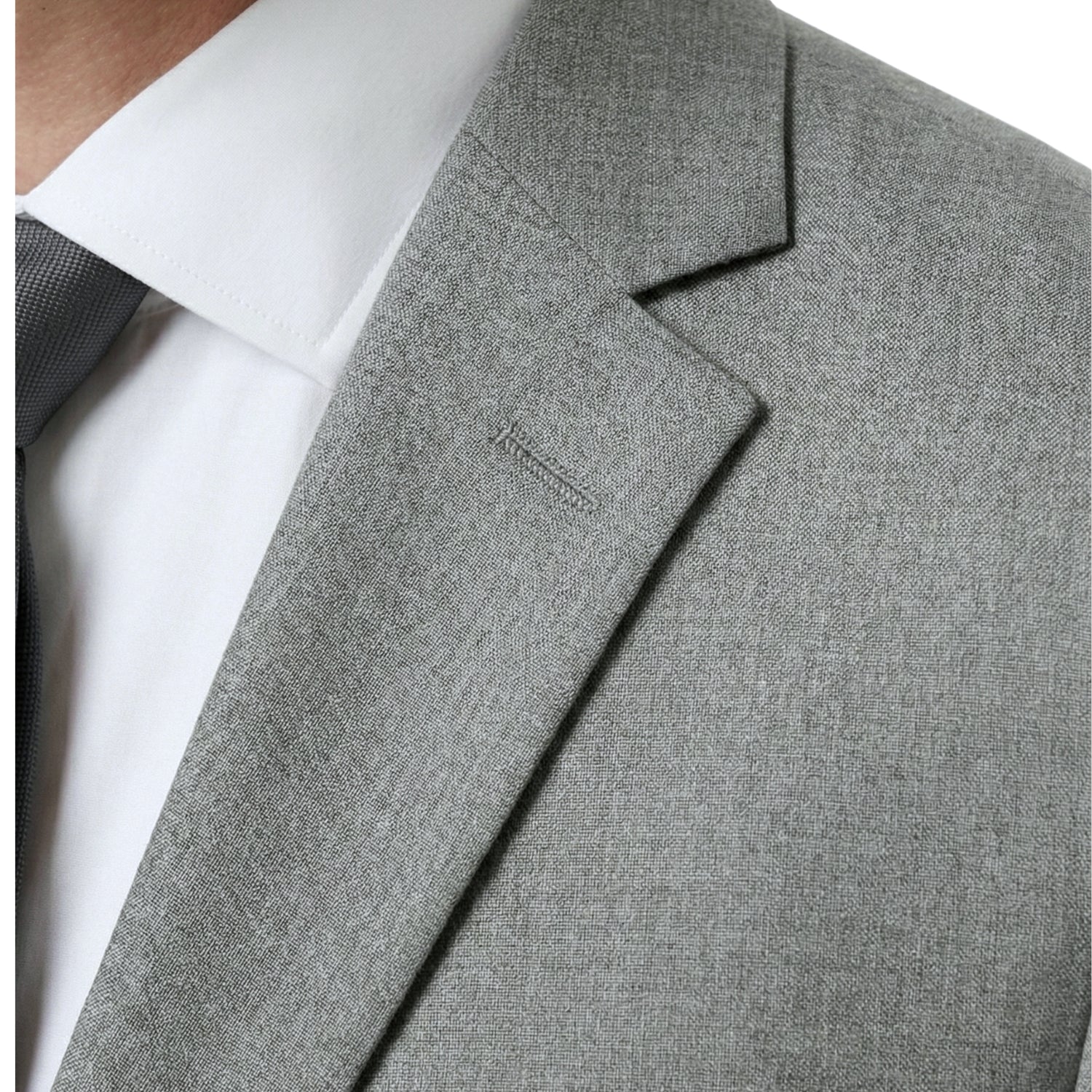 0905-28 Grey Sharkskin Slim Fit Suit