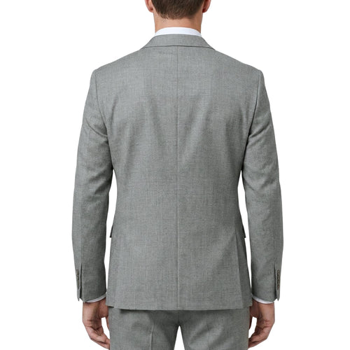 0905-28 Grey Sharkskin Slim Fit Suit