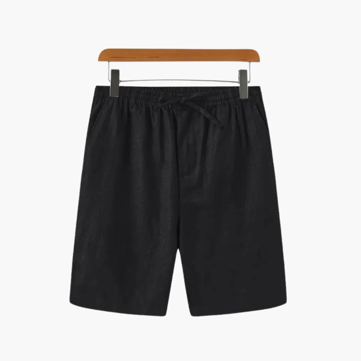 Como Linen Shorts White