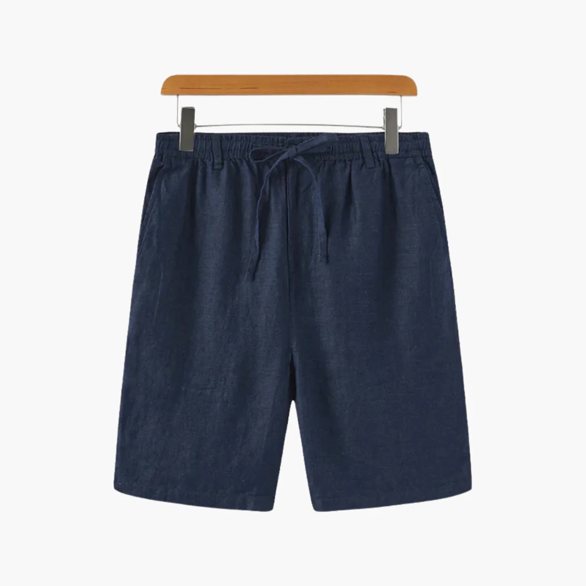 Como Linen Shorts White