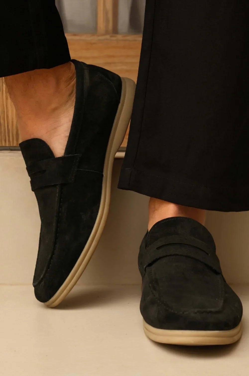 Athènes Suede Loafers