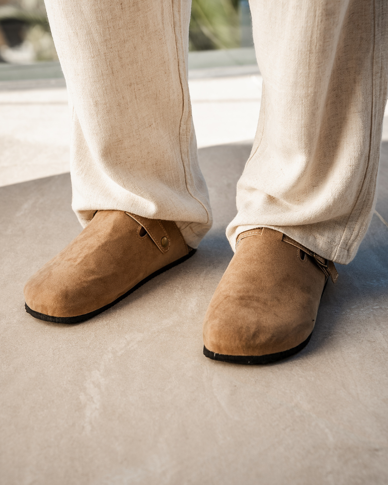 Santorini Suede Clogs