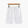 Como Linen Shorts White