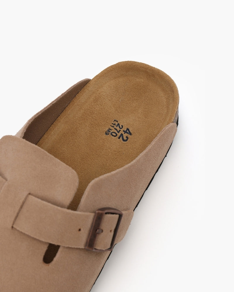 Santorini Suede Clogs