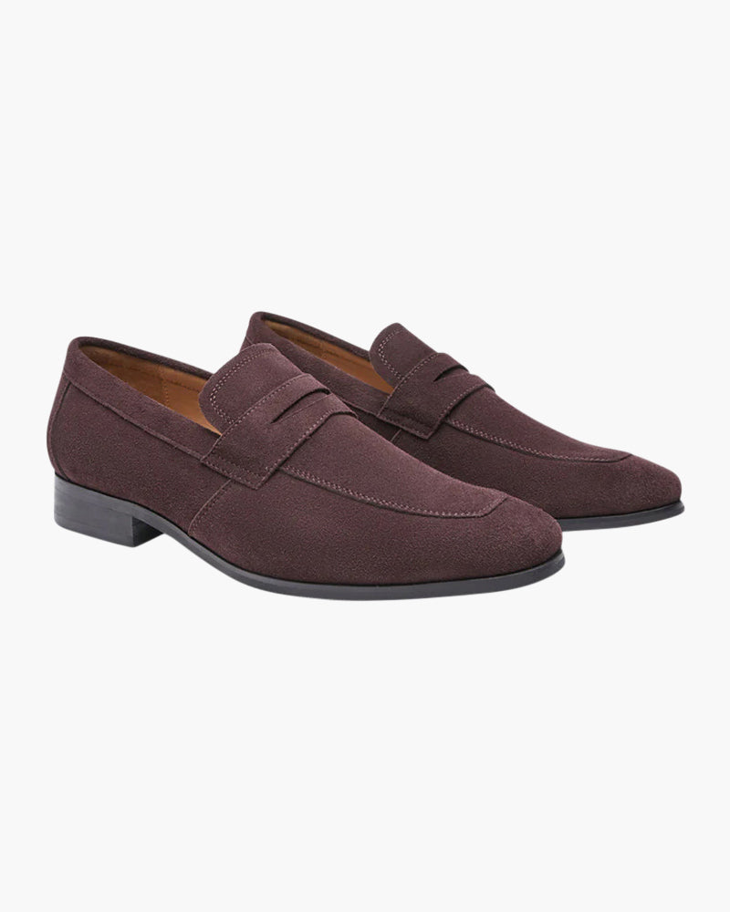 Capri Suede Penny Loafers