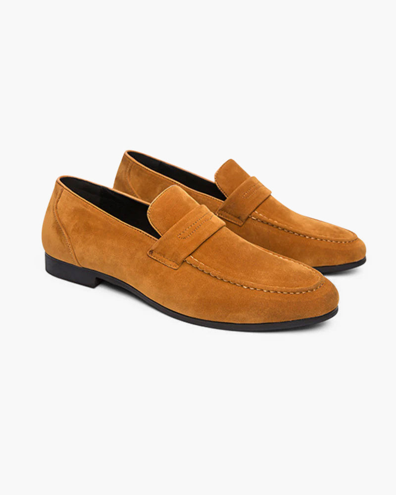Capri Suede Penny Loafers