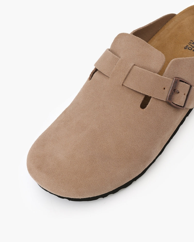 Santorini Suede Clogs
