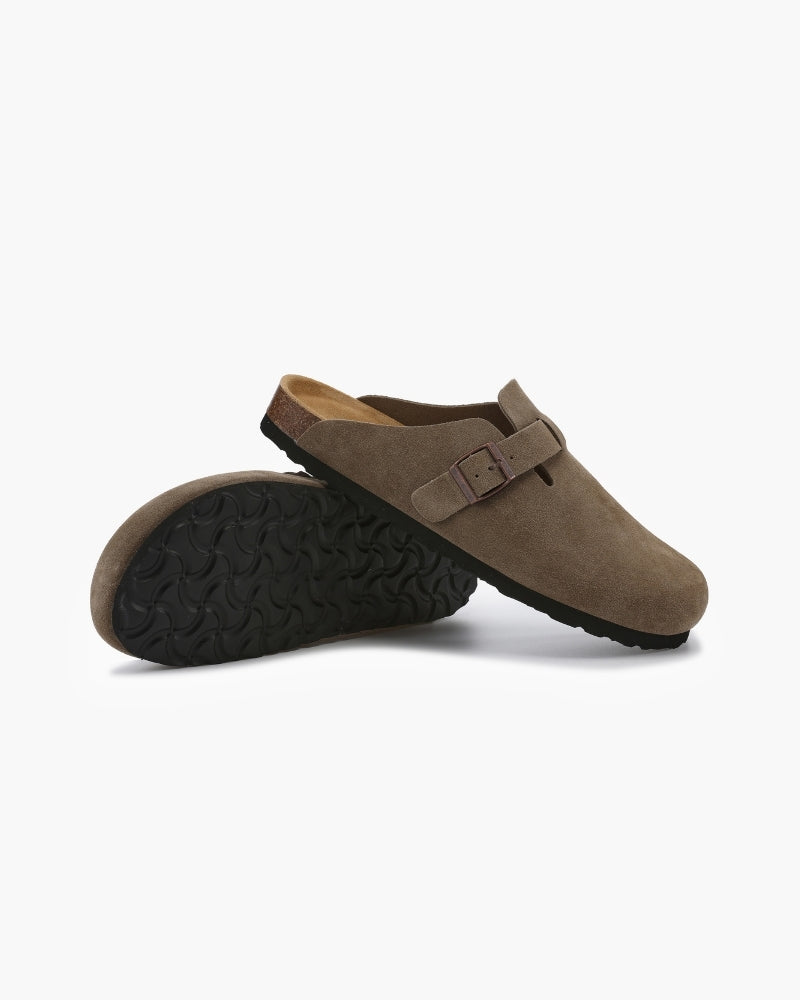 Santorini Suede Clogs