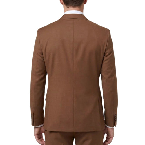 0905-1A Rust Sharkskin Slim Fit Suit