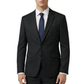 0905-17 Black Sharkskin Modern Fit Suit
