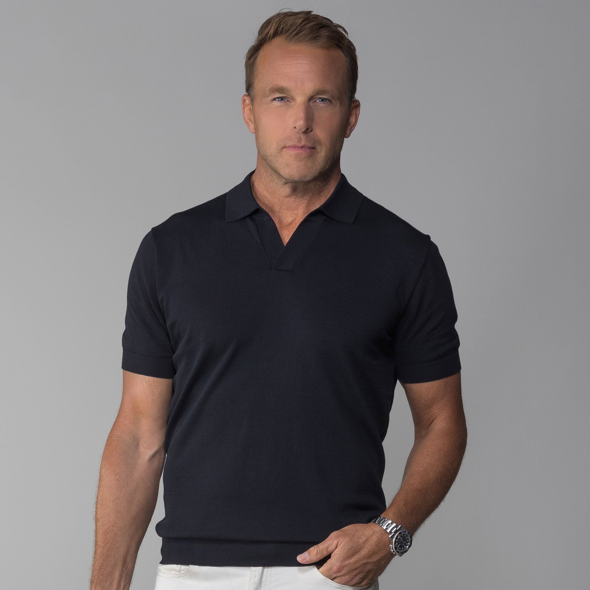 Polo Maranello Black - Buttonless