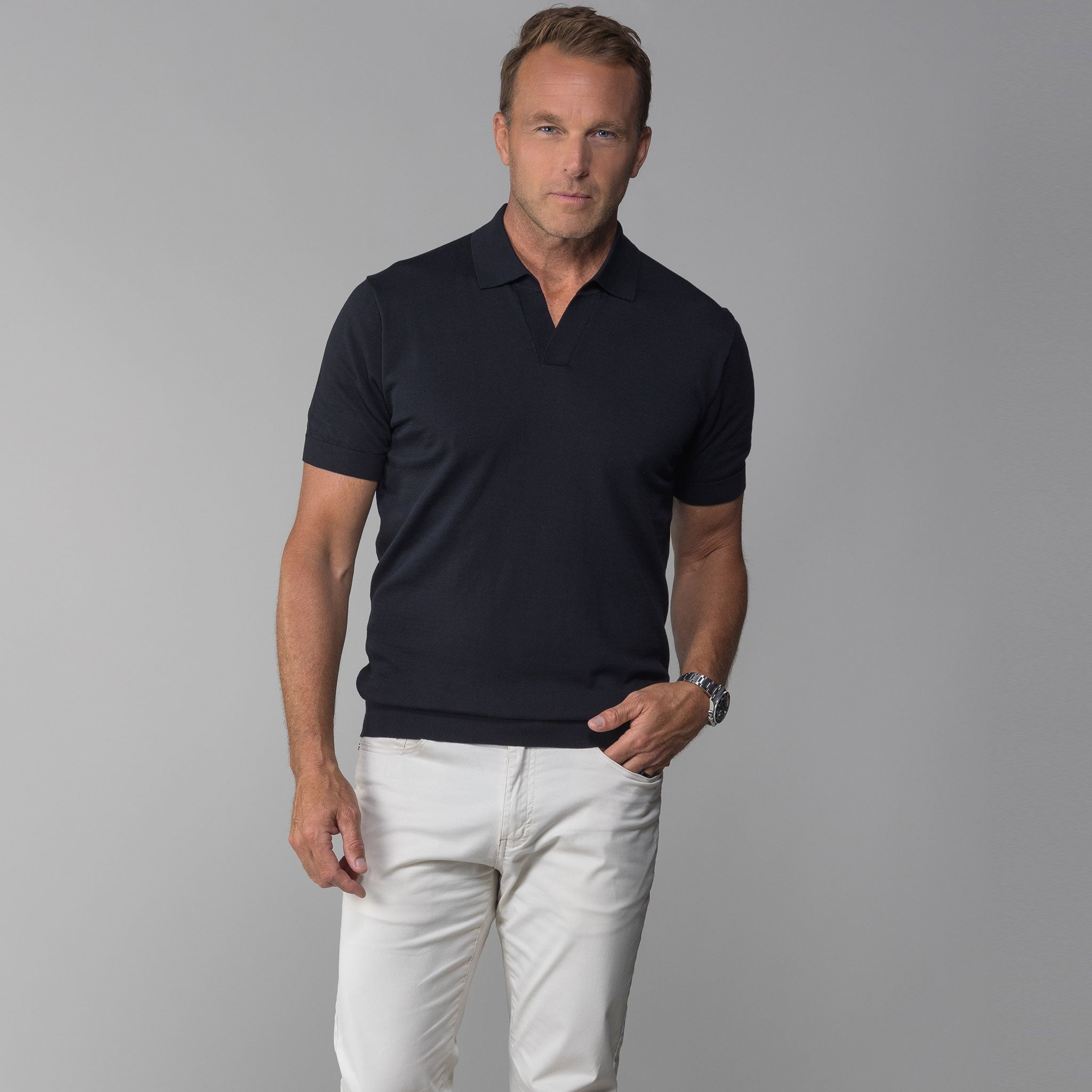 Polo Maranello Black - Buttonless