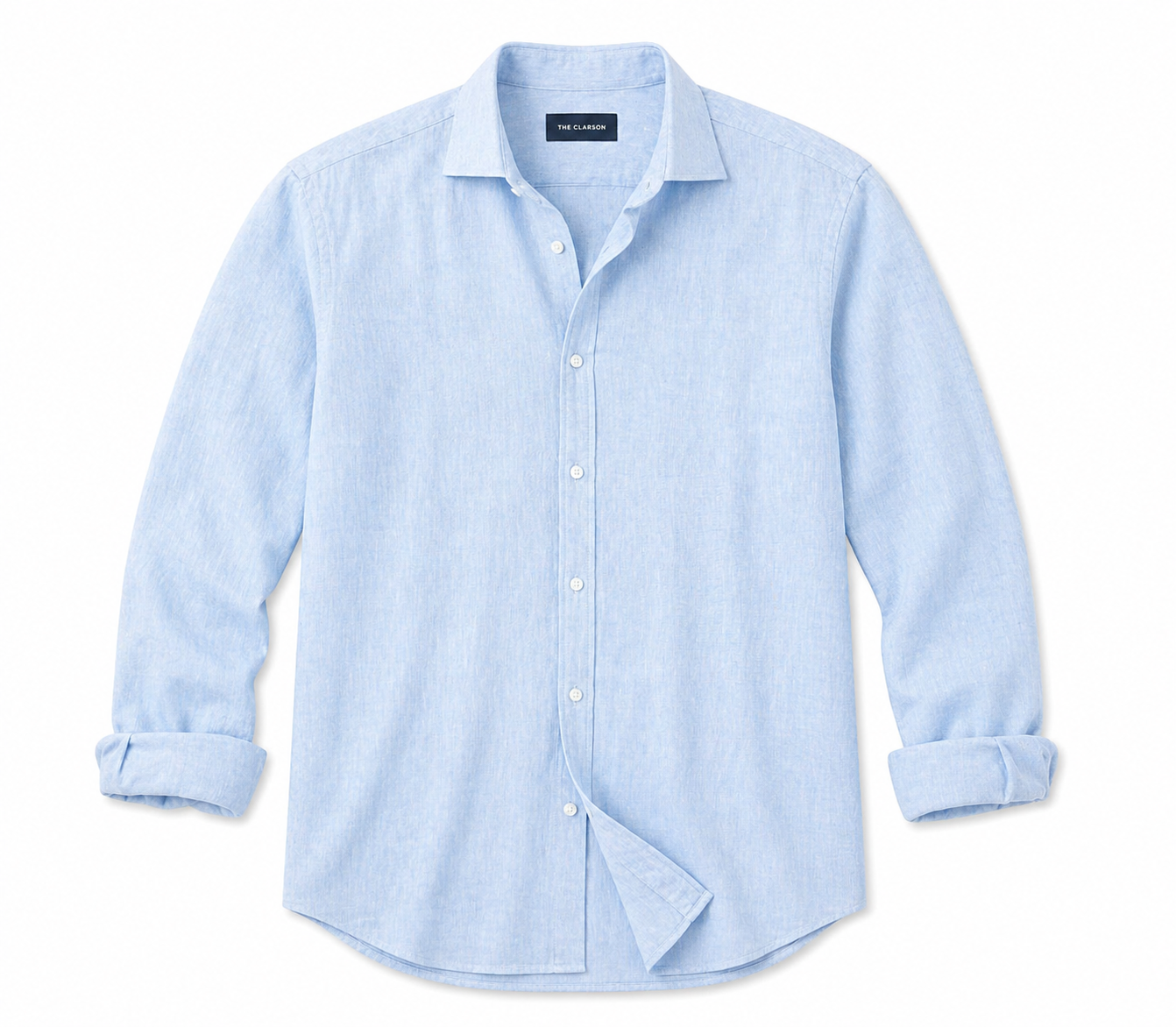 Saint-Tropez Linen Shirt Light Blue