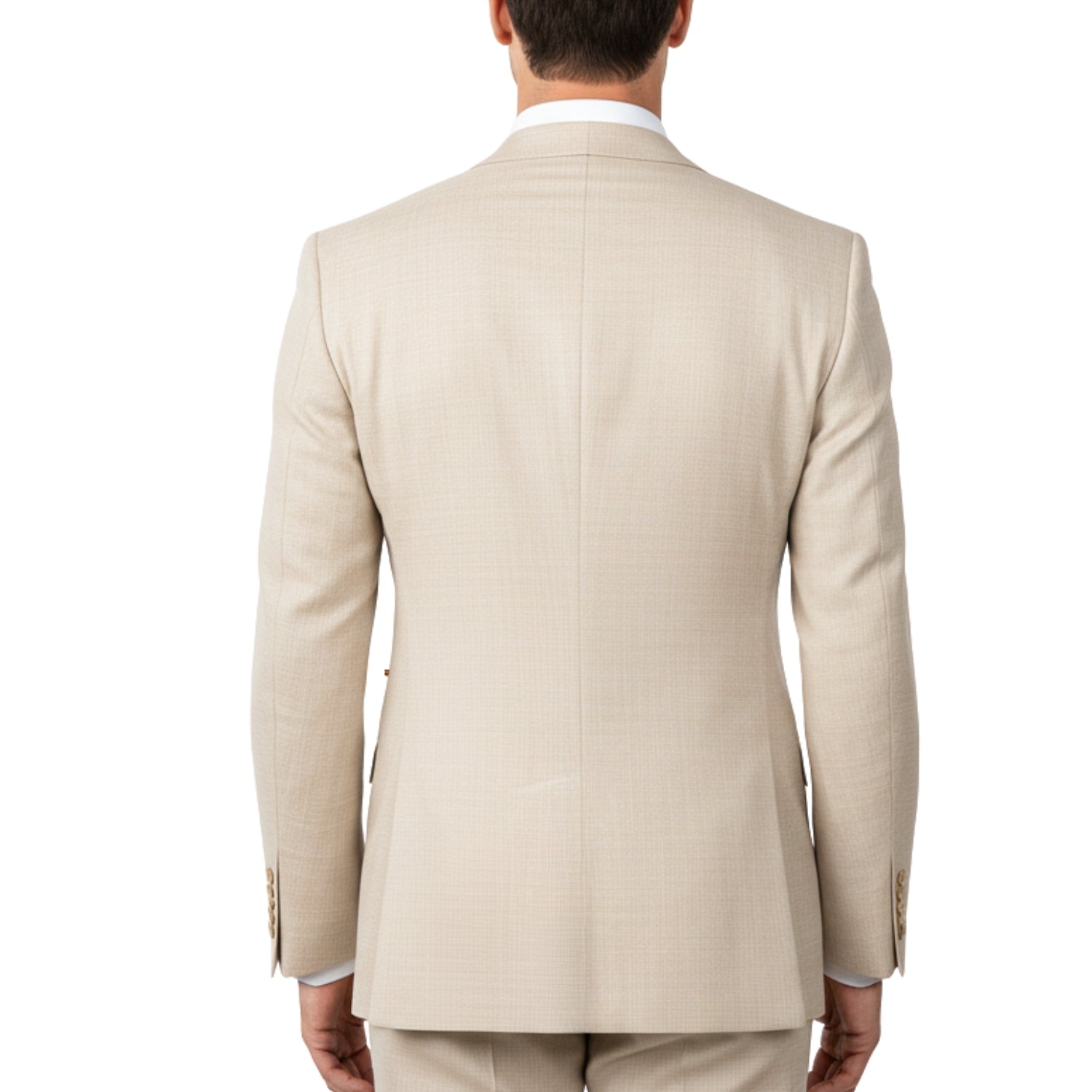 Sharkskin 2 Button Notch Lapel Slim Fit Suit