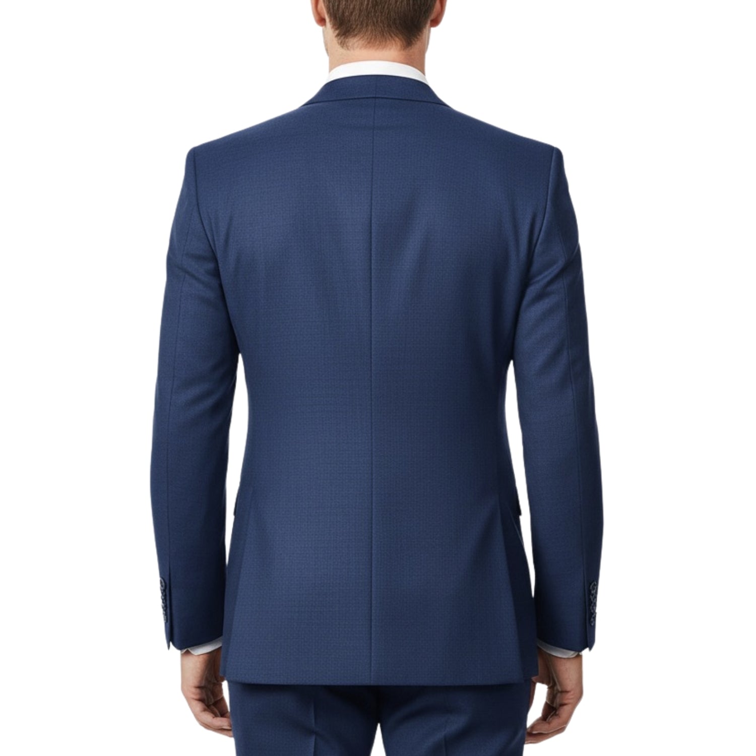Sharkskin 2 Button Notch Lapel Slim Fit Suit