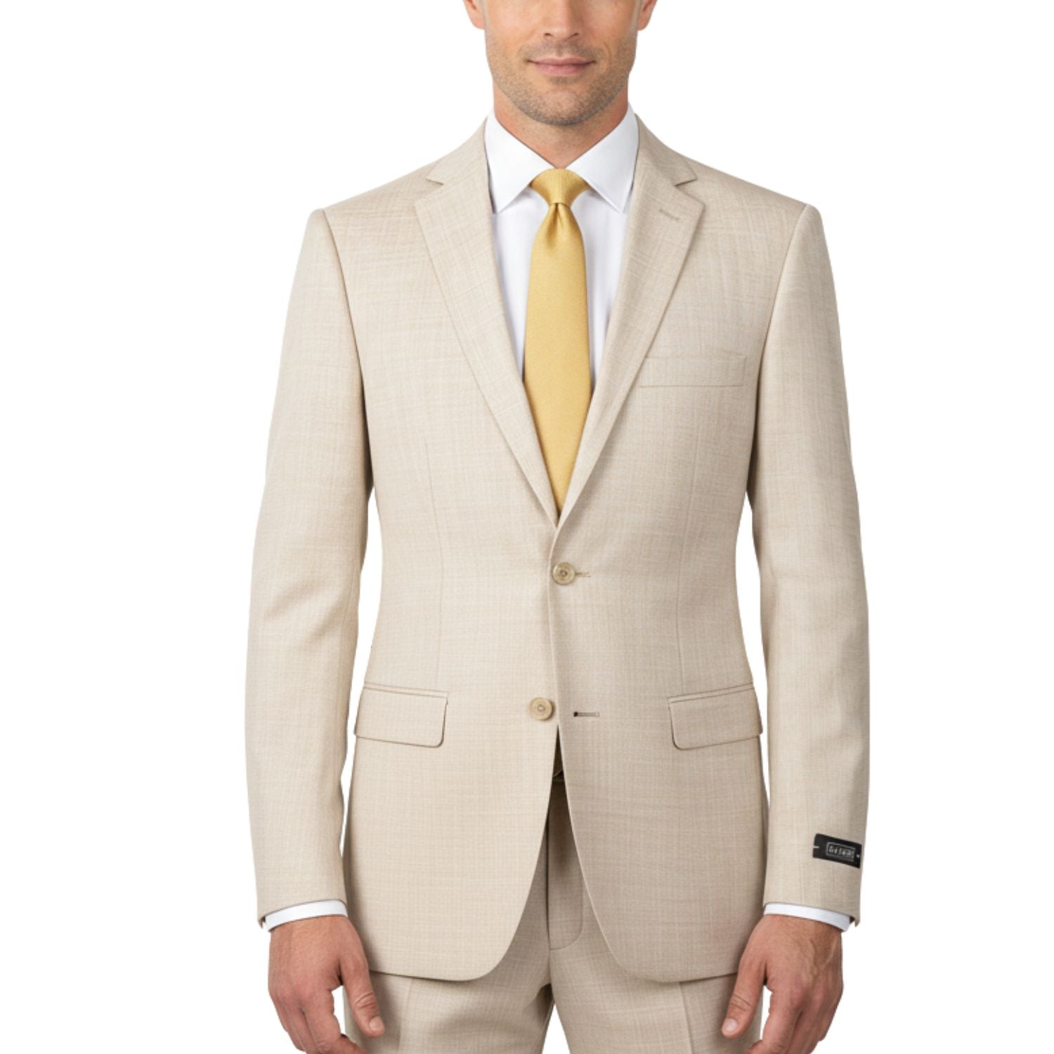 Sharkskin 2 Button Notch Lapel Slim Fit Suit