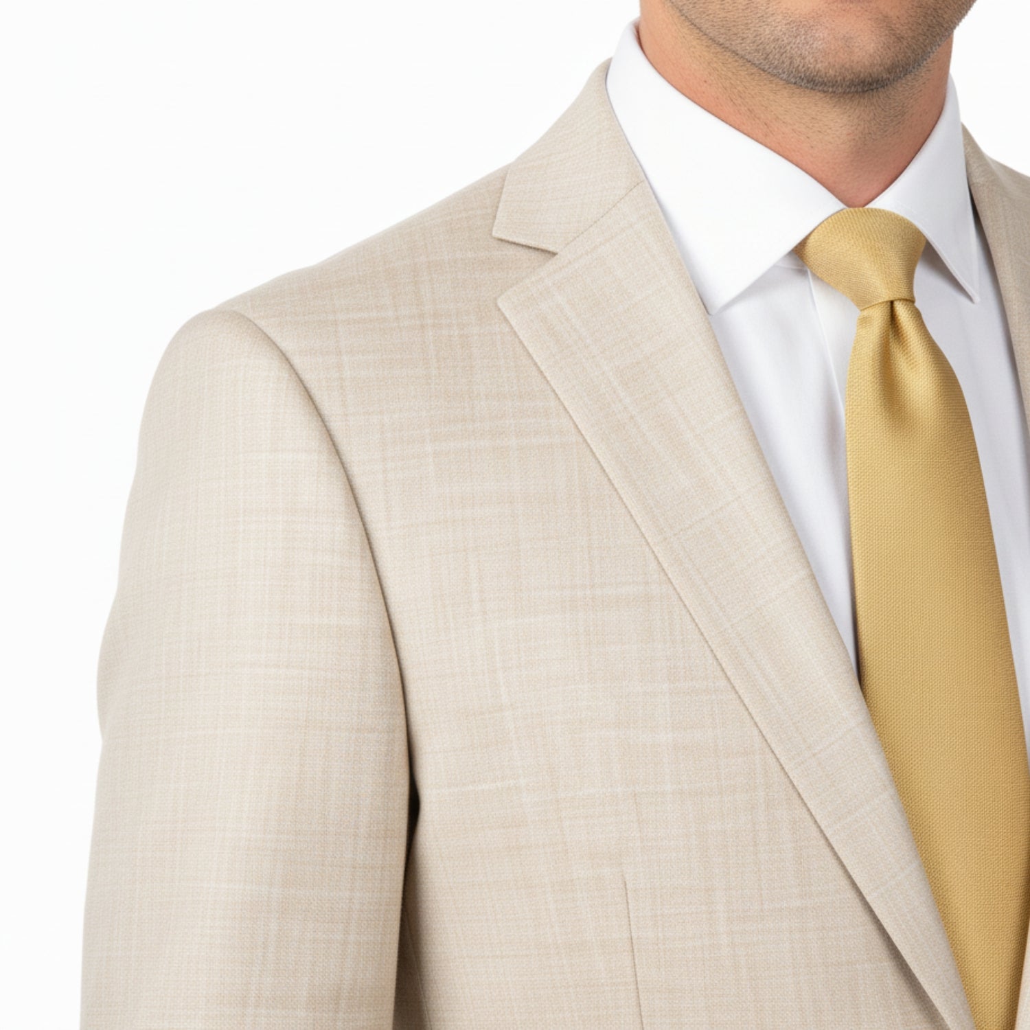 Sharkskin 2 Button Notch Lapel Slim Fit Suit