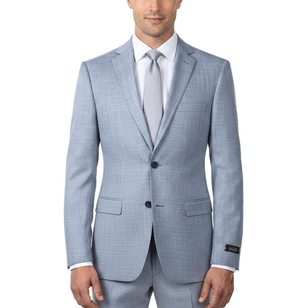 Sharkskin 2 Button Notch Lapel Slim Fit Suit