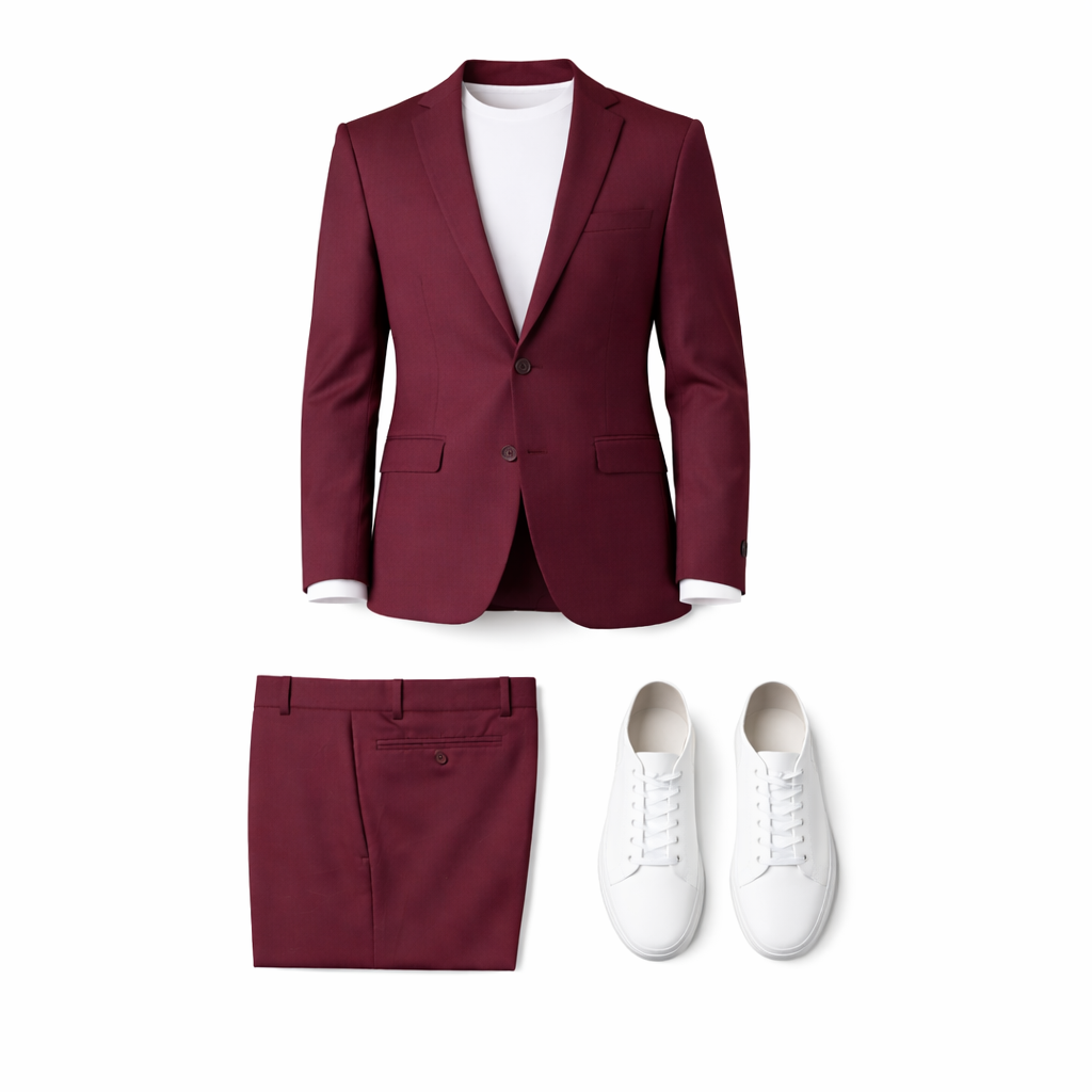 4 Way Stretch Adjustable Waist Knit Suit