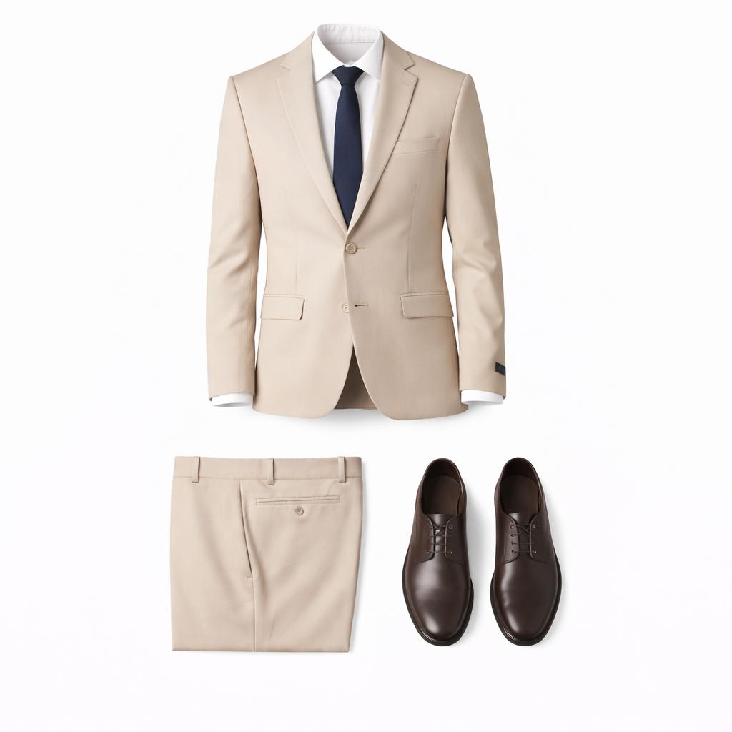 4 Way Stretch Adjustable Waist Knit Suit