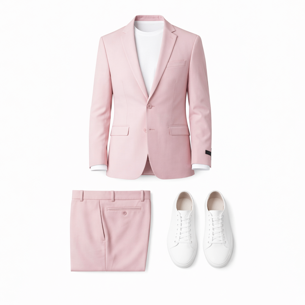 4 Way Stretch Adjustable Waist Knit Suit