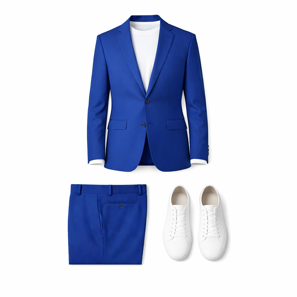4 Way Stretch Adjustable Waist Knit Suit
