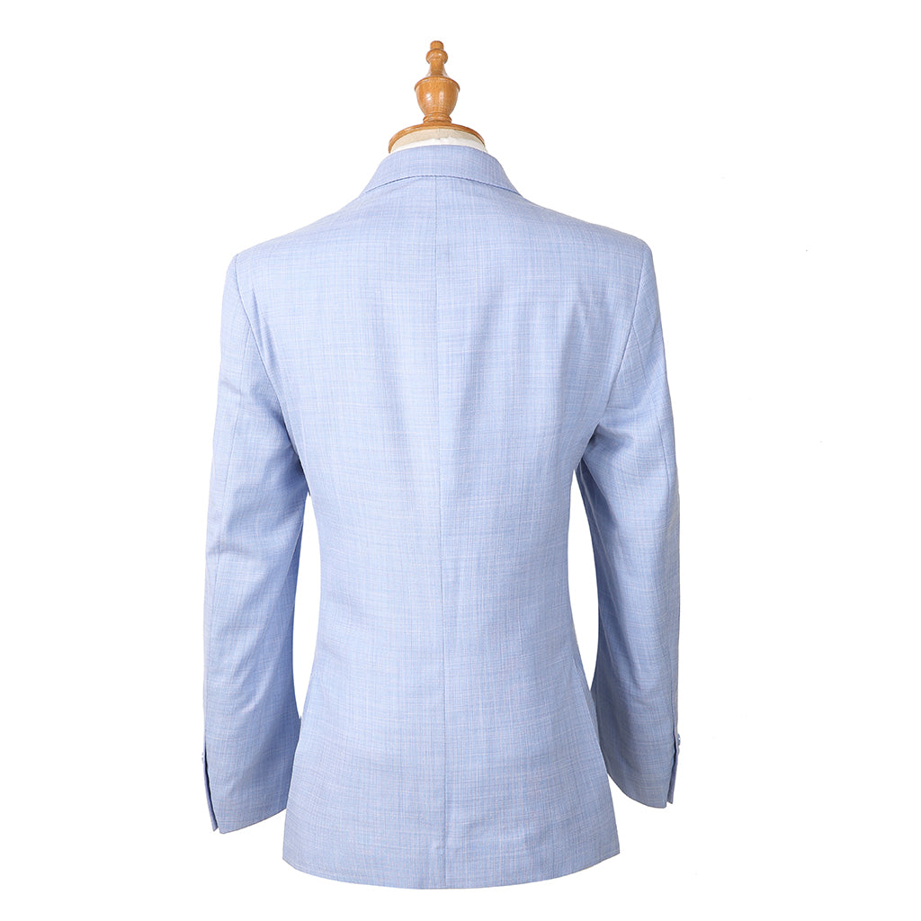 Sharkskin 2 Button Notch Lapel Slim Fit Suit