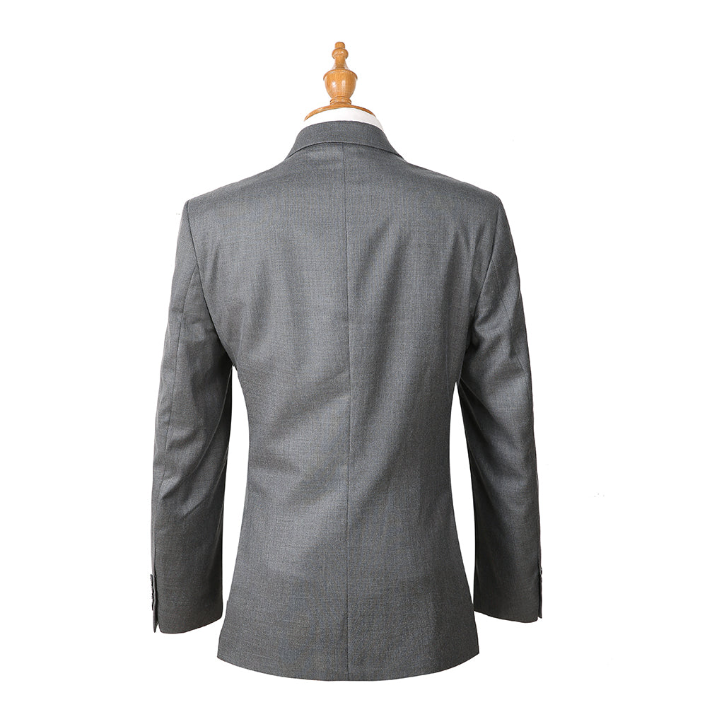 Sharkskin 2 Button Notch Lapel Slim Fit Suit