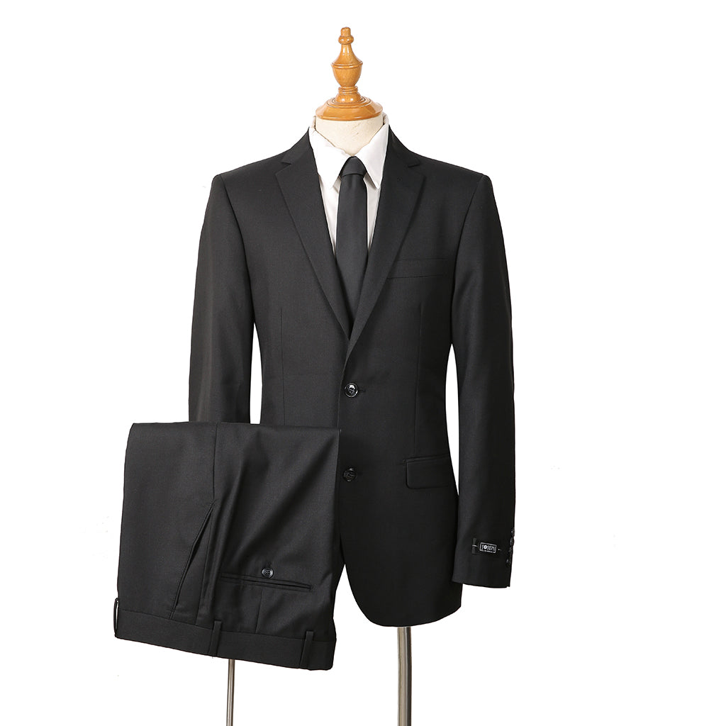 Sharkskin 2 Button Notch Lapel Slim Fit Suit