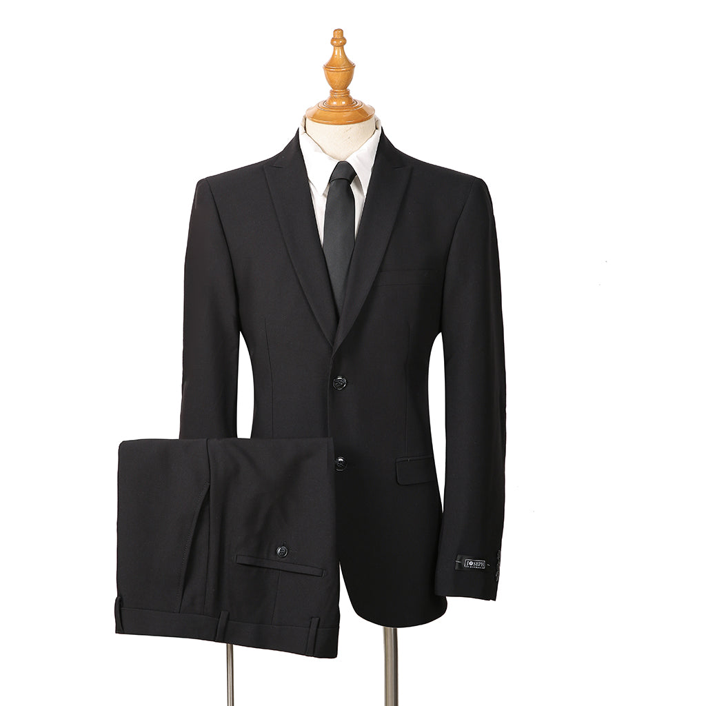 2 Button Slim Fit Peak Lapel Stretch Suit