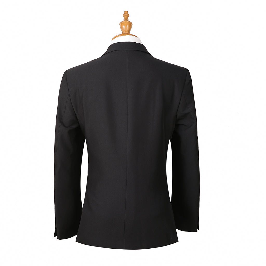 2 Button Slim Fit Peak Lapel Stretch Suit