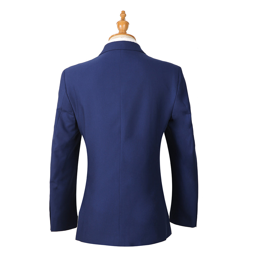 2 Button Slim Fit Peak Lapel Stretch Suit