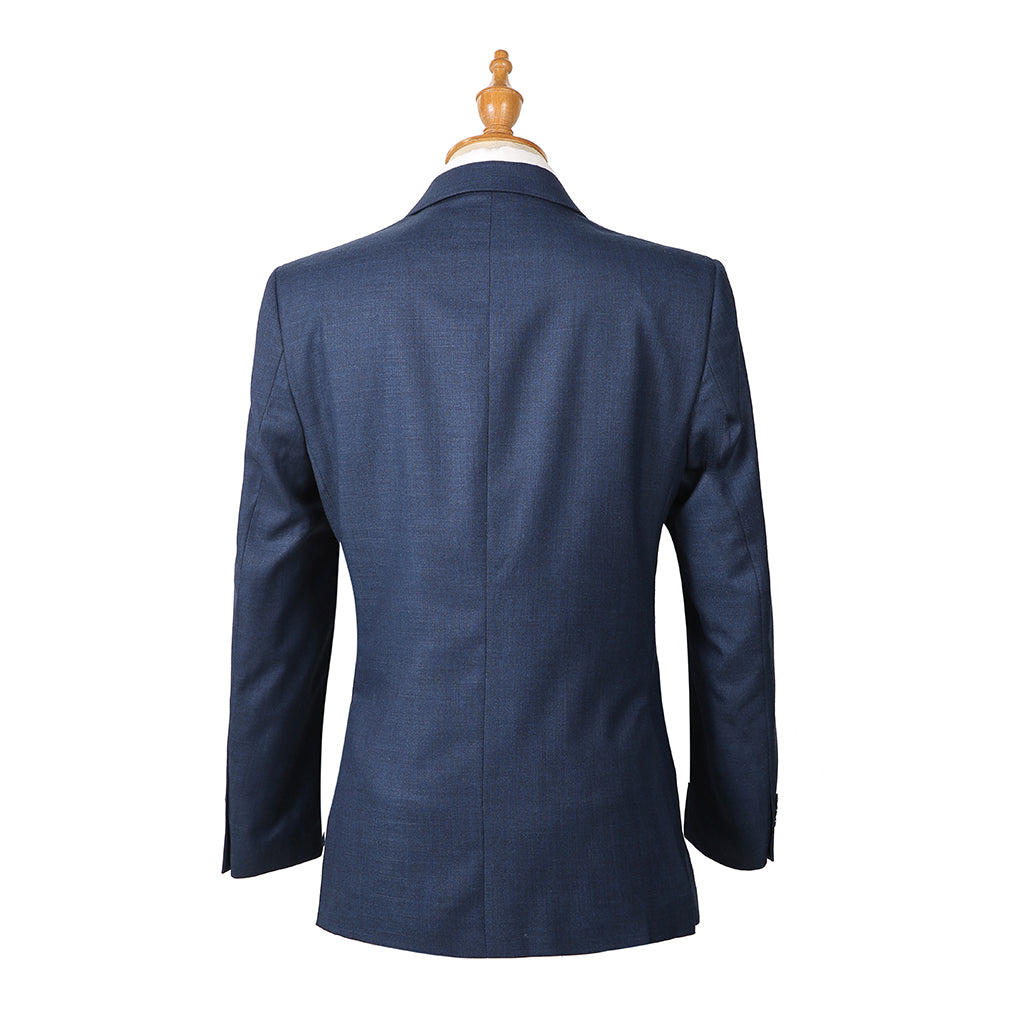 Sharkskin 2 Button Notch Lapel Slim Fit Suit