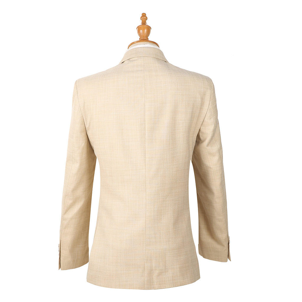 Sharkskin 2 Button Notch Lapel Slim Fit Suit