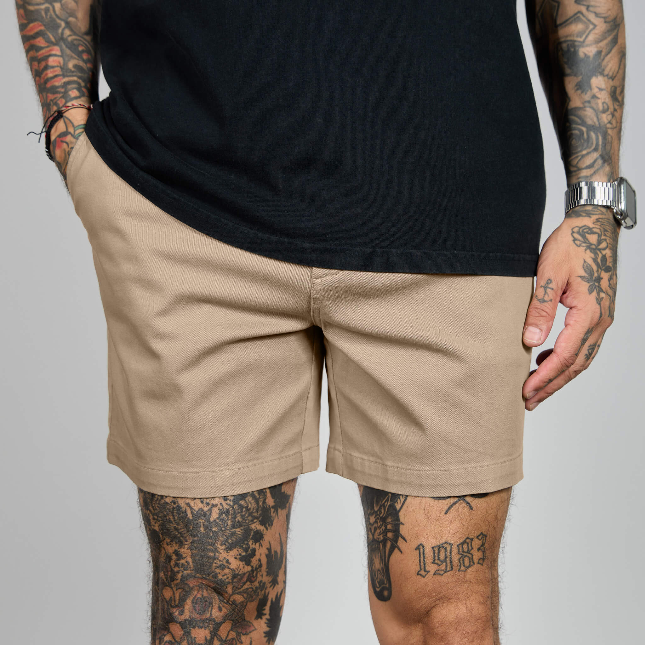 Chino Shorts - Light Khaki