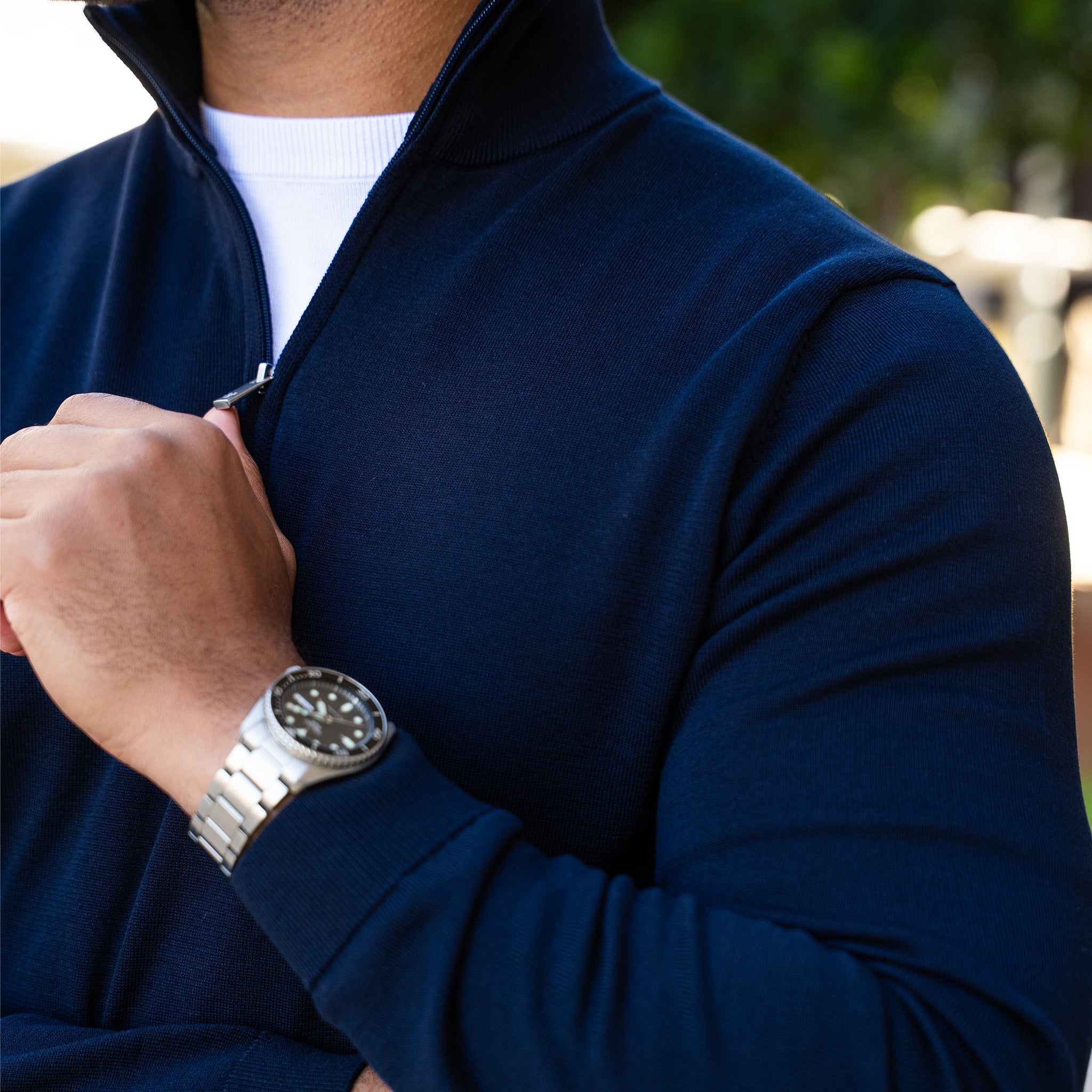 Quarter Zip Maranello Navy