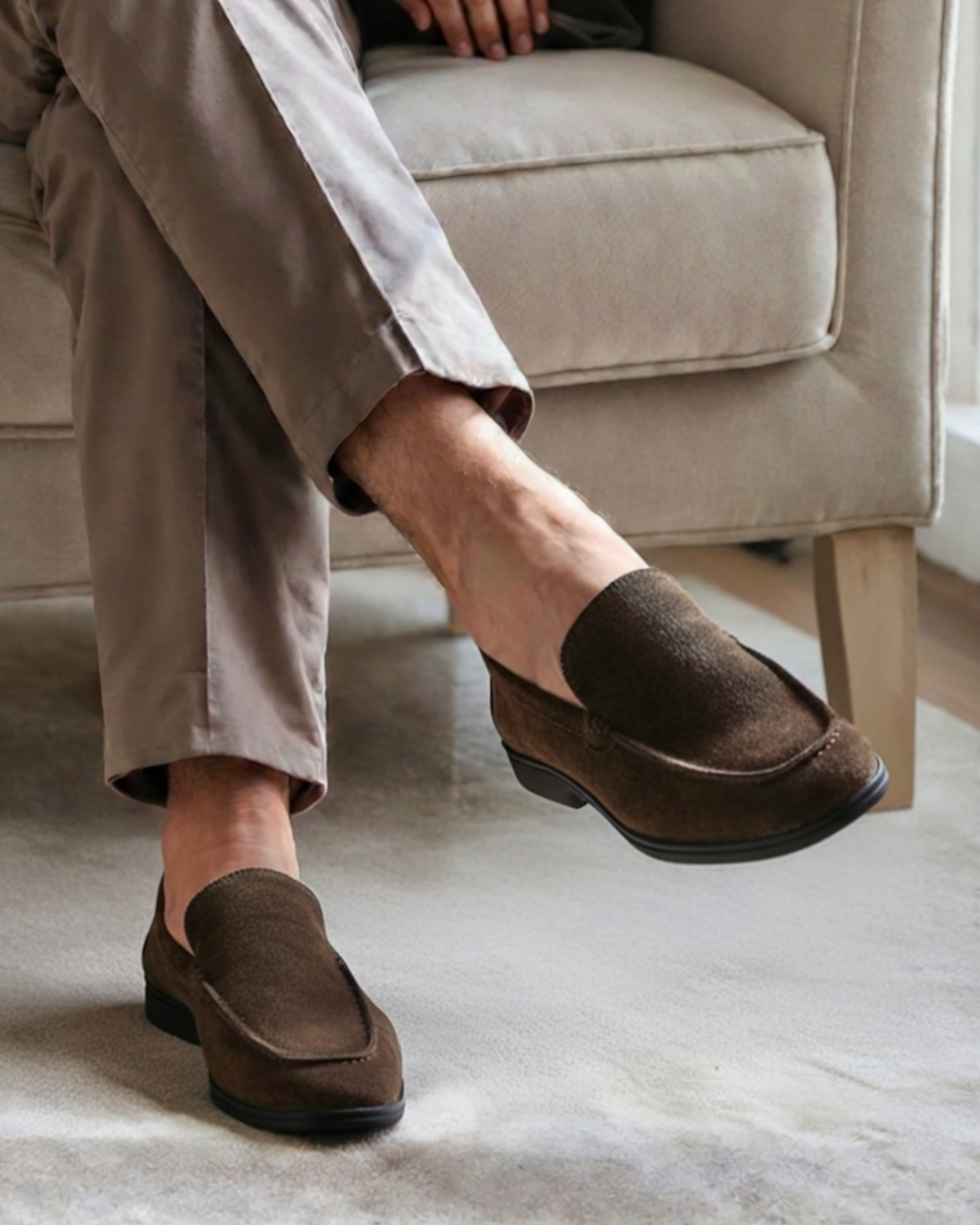Monaco Suede Loafers