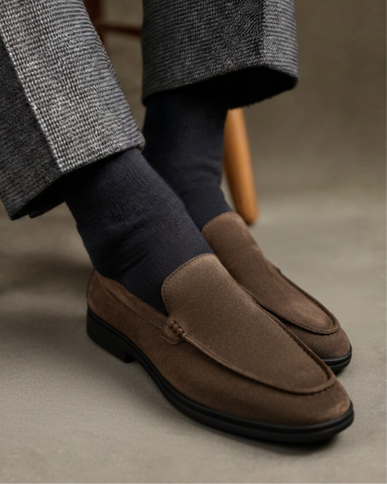 Monaco Suede Loafers