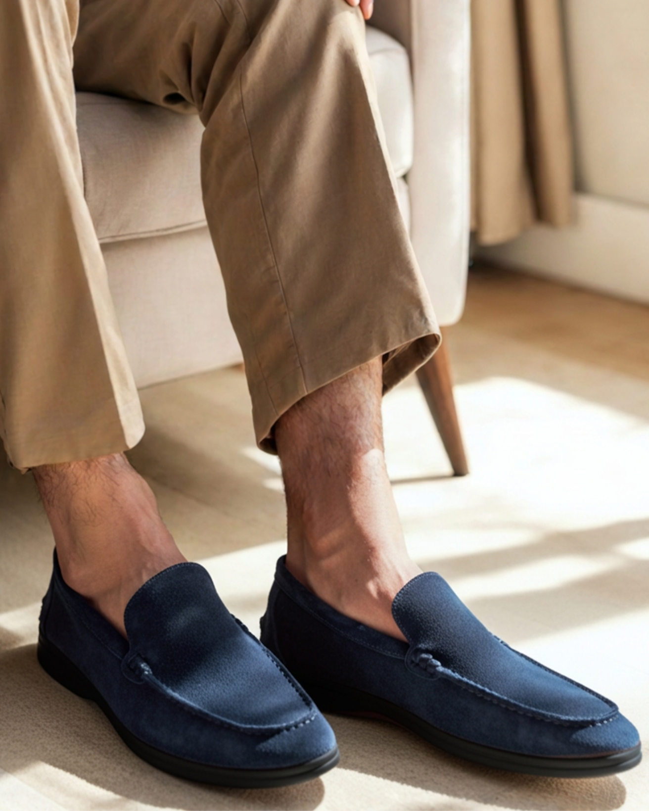 Monaco Suede Loafers