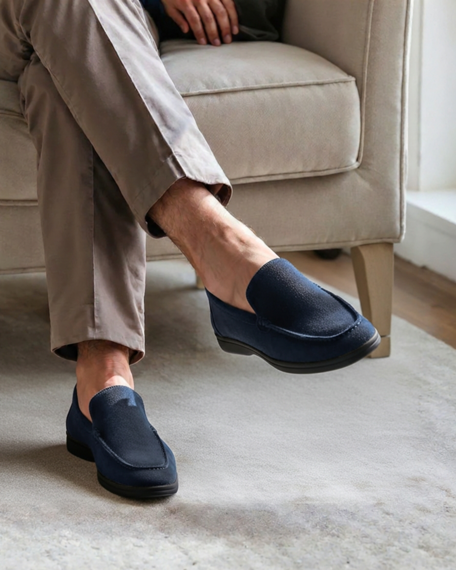 Monaco Suede Loafers